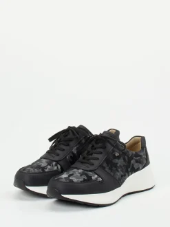 Finn Comfort – Schnürschuh aus Kalbleder Schwarz