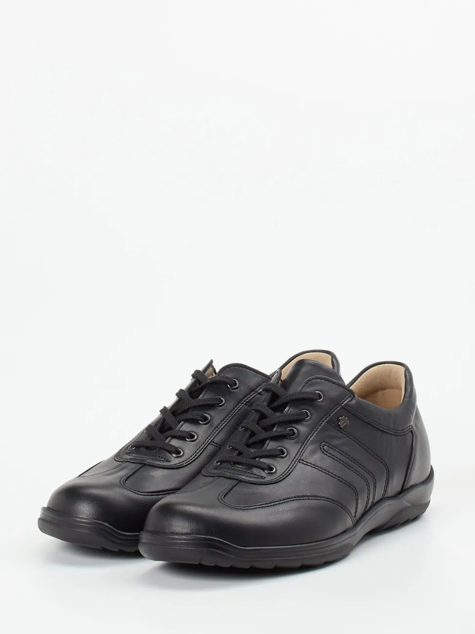 Finn Comfort – Schnürschuh aus Kalbleder schwarz
