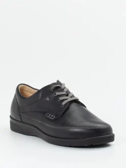 Finn Comfort – Schnürschuh aus Kalbleder in Anthrazit
