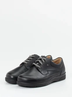 Finn Comfort – Schnürschuh aus Kalbleder in Anthrazit
