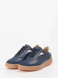 Finn Comfort – Schnürschuh aus Kalbleder Dunkelblau