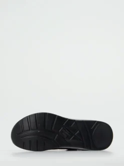 Finn Comfort – Schnürstiefelette aus Nubukleder Schwarz