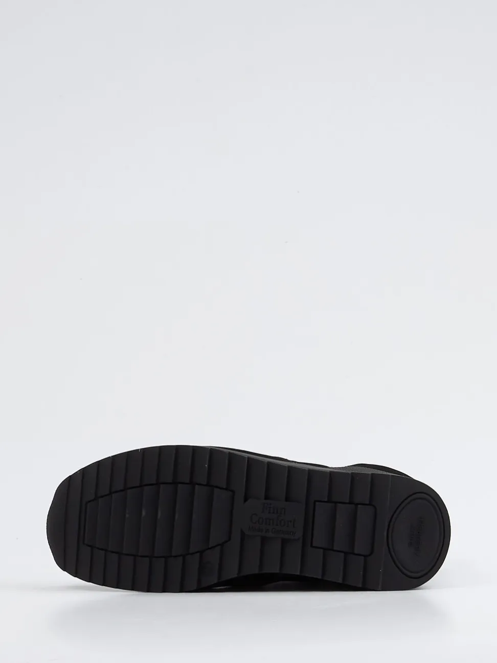 Finn Comfort – Schnürstiefelette aus Nubukleder schwarz