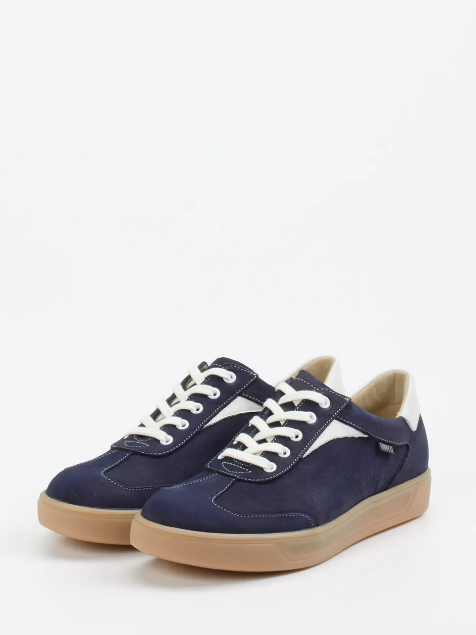 Finn Comfort – Sneaker aus Nubukleder Dunkelblau