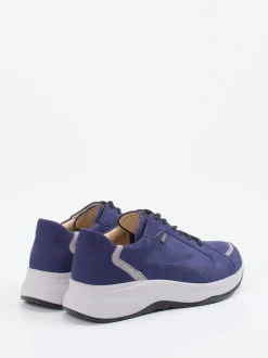 Finn Comfort – Sneaker aus Nubukleder tintenblau