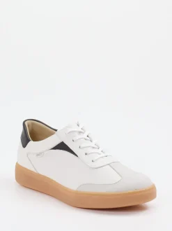 Finn Comfort – Sneaker aus Kalbleder Weiß