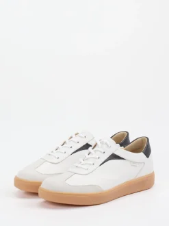 Finn Comfort – Sneaker aus Kalbleder Weiß