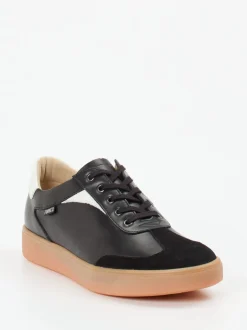 Finn Comfort – Sneaker aus Kalbleder in Schwarz