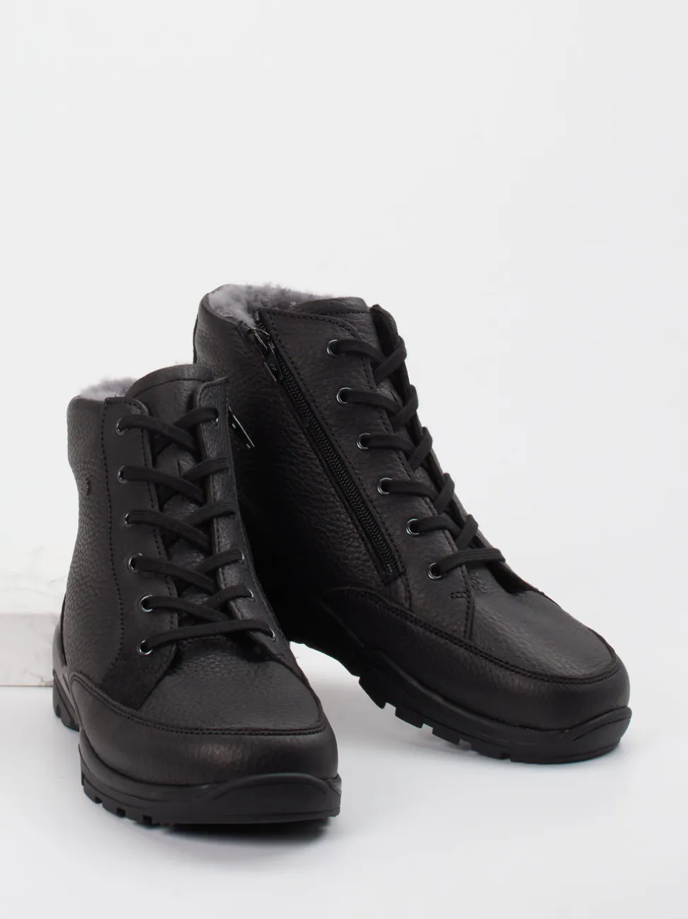 Finn Comfort – Stiefelette aus Kalbleder schwarz