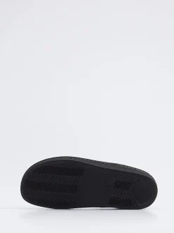 Finn Comfort – Zehentrenner aus Kalbleder Schwarz