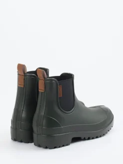 Fischer – Gummiboots aus Synthetik in Dunkelgrün