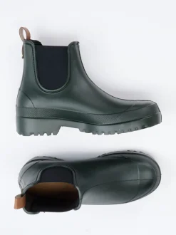 Fischer – Gummiboots aus Synthetik in Dunkelgrün