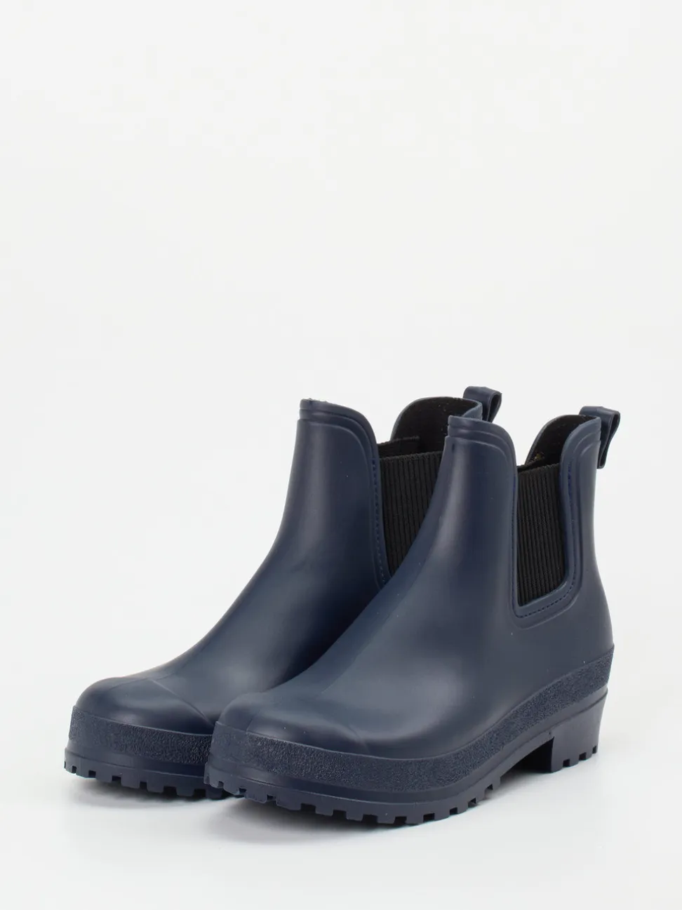 Fischer – Gummistiefelette aus Synthetik in Marineblau