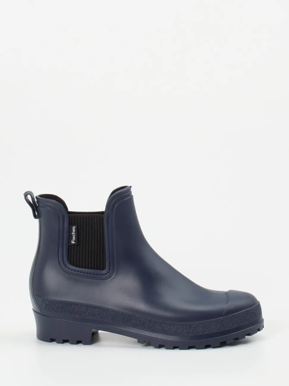 Fischer – Gummistiefelette aus Synthetik in Marineblau