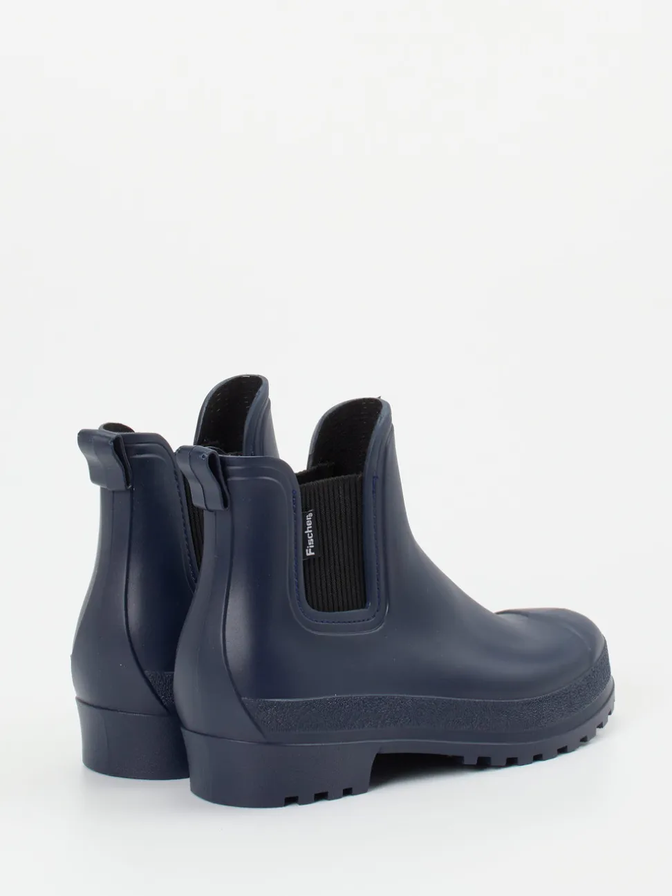 Fischer – Gummistiefelette aus Synthetik in Marineblau