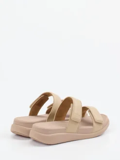 FitFlop – Komfort-Sandalen aus Kalbleder beige