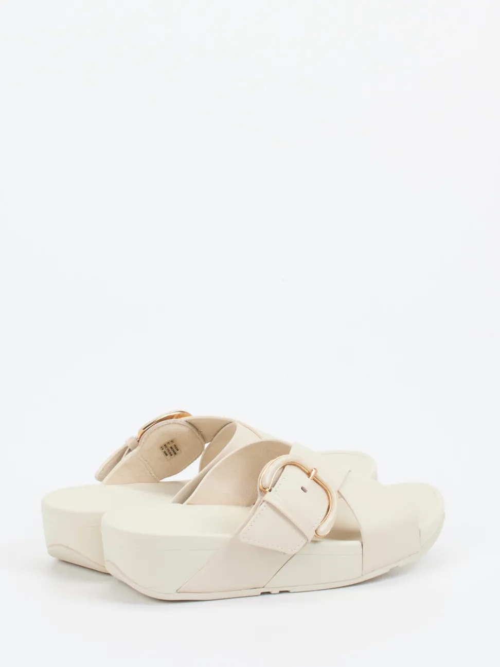 FitFlop – Pantolette aus Kalbleder in Beige