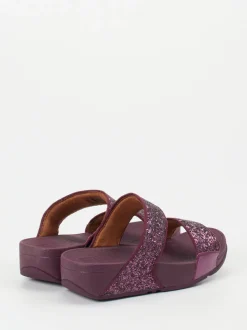 FitFlop – Pantolette aus Metallic mit Glitter-Finish
