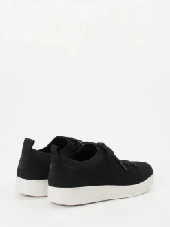 FitFlop – Sneaker aus gestricktem Textil schwarz
