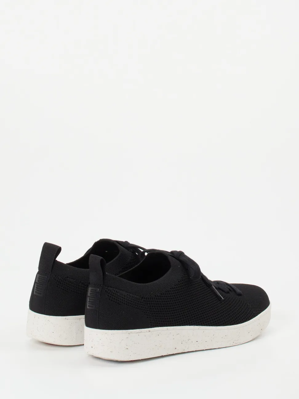 FitFlop – Sneaker aus gestricktem Textil schwarz