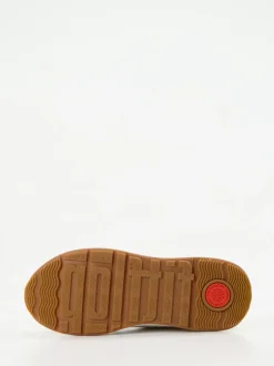 FitFlop – Sneaker aus Kalbleder und Veloursleder Weiß