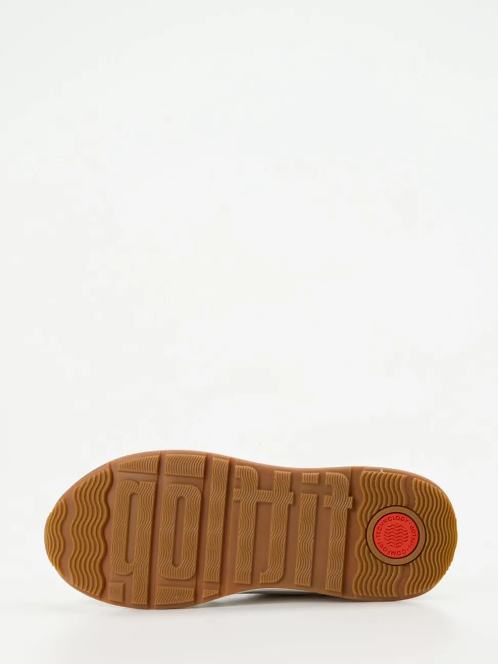 FitFlop – Sneaker aus Kalbleder und Veloursleder Weiß