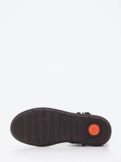 FitFlop – Stiefeletten aus Veloursleder Dunkelbraun