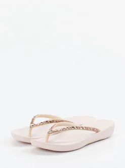 FitFlop – Zehentrenner aus Synthetik mit Strass