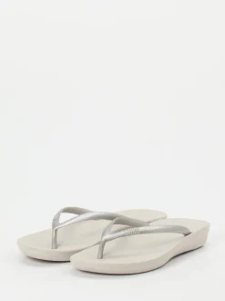FitFlop – Zehentrenner aus Synthetik in Silber