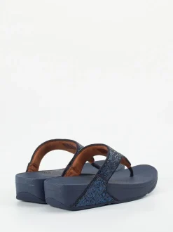 FitFlop – Zehentrenner aus Textil mit Glitzer