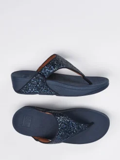 FitFlop – Zehentrenner aus Textil mit Glitzer