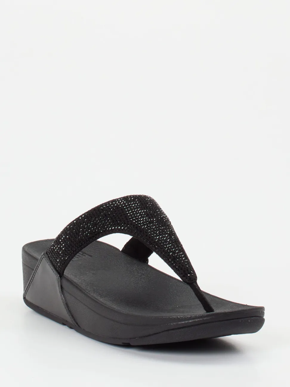 FitFlop – Zehentrenner aus Textil in Schwarz