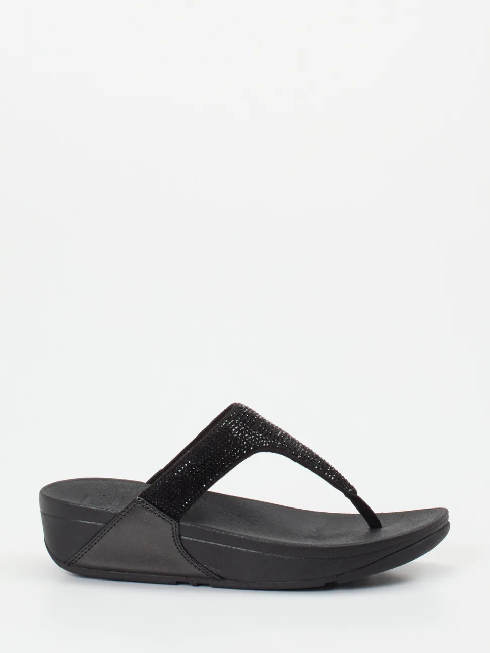 FitFlop – Zehentrenner aus Textil in Schwarz