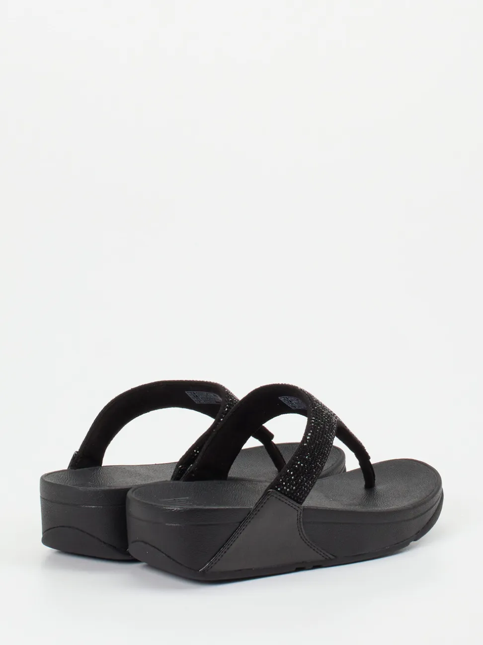 FitFlop – Zehentrenner aus Textil in Schwarz