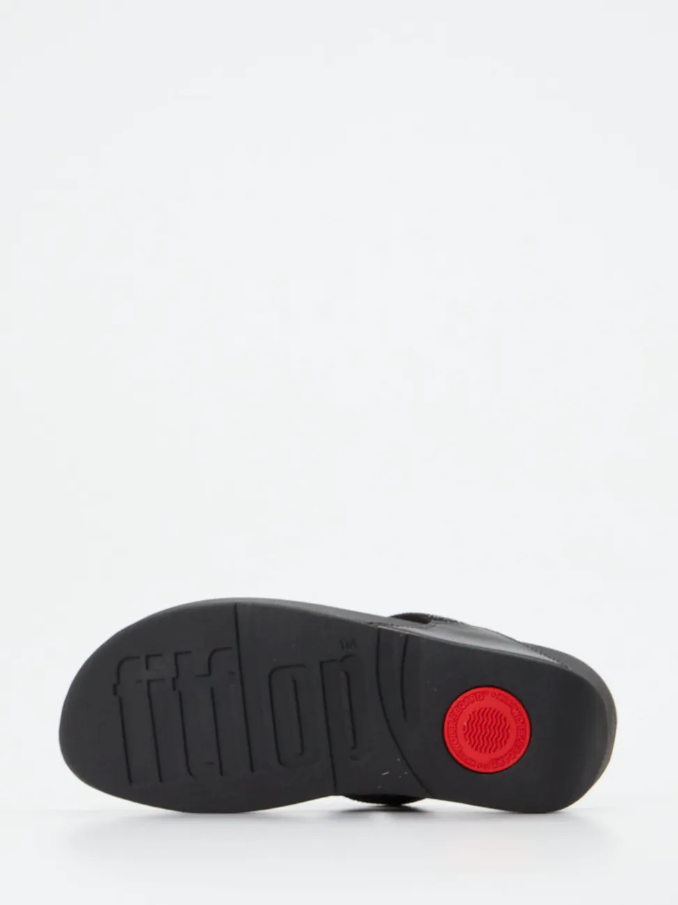 FitFlop – Zehentrenner aus Textil in Schwarz