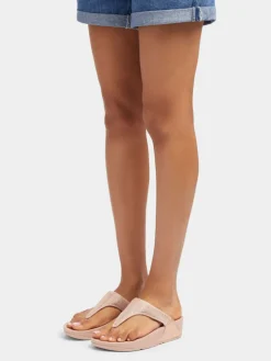 FitFlop – Zehentrenner aus Textil mit Strassbesatz