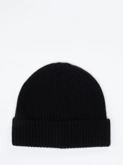 FLONA – Beanie aus Kaschmir Schwarz