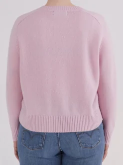 FLONA – Feinstrickpullover aus Kaschmir Rosa