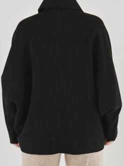 FLONA – Kurzjacke aus Textil in Schwarz