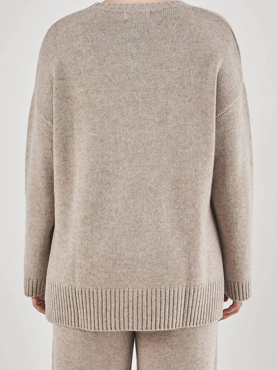 FLONA – Pullover aus Kaschmir in Beigegrau