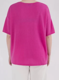 FLONA – Strickshirt aus Kaschmir in Pink