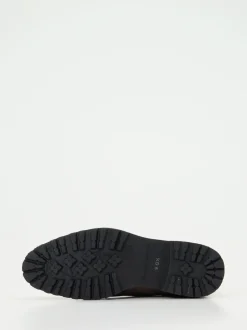 Floris van Bommel – Chelsea Boots aus Veloursleder braun