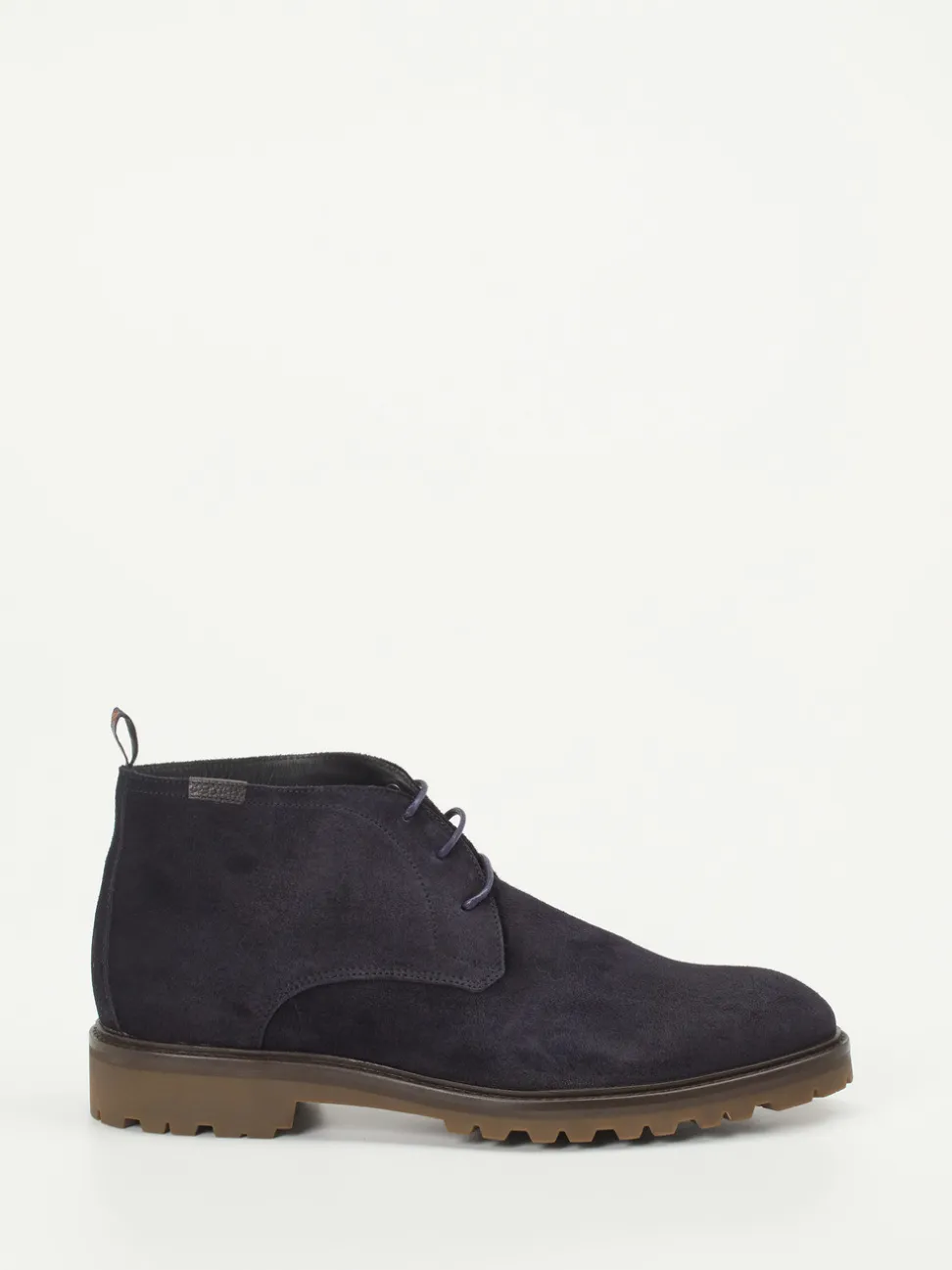 Floris van Bommel – Desert Boots aus Veloursleder Blau
