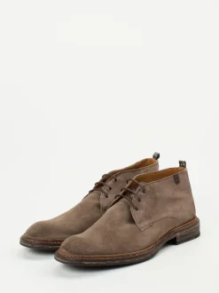Floris van Bommel – Desert Boots aus Veloursleder Braun