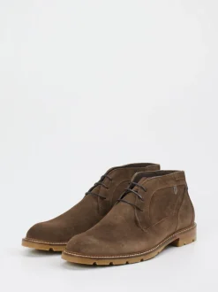 Floris van Bommel – Desert Boots aus Veloursleder braun