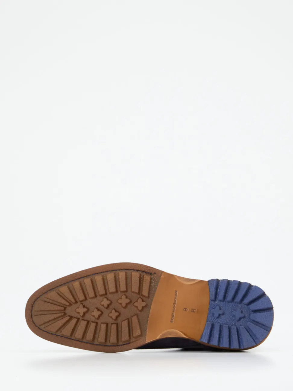 Floris van Bommel – Desert Boots aus Veloursleder Blau