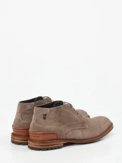 Floris van Bommel – Desert Boots aus Veloursleder taupe