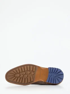 Floris van Bommel – Desert Boots aus Veloursleder taupe