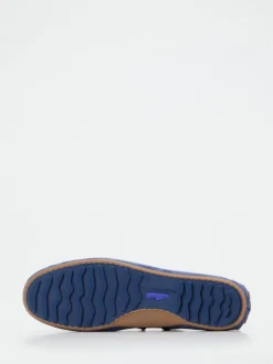 Floris van Bommel – Mokassin aus Veloursleder jeansblau