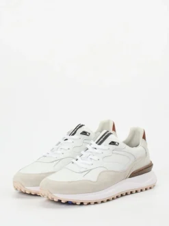 Floris van Bommel – Retro-Sneaker aus Kalbleder Offwhite